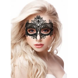 Queen Lace Mask Negru pe xBazar