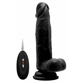 Vibrator Realistic Penis 20cm Negru pe xBazar