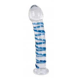 Dildo Arts Clair Bleu Glass Albastru pe xBazar