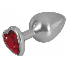 Diamond Anal Plug Medium Argintiu pe xBazar