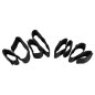 Set 4 Piese Bad Kitty Arm And Leg Restraints Negru