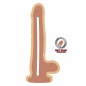 Dildo Cu Testicule Dual Density 20.5cm Natural