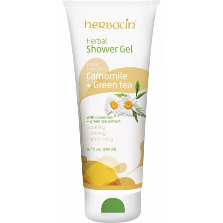 Gel dus Musetel & Ceai verde Herbacin 200ml