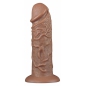 Dildo Chubby cu Ventuză pentru Stimulare Internă 26,5 cm