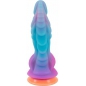 Mystic Dragon – Dildo Fosforescent cu Ventuză Puternică 21.5cm Multicolor