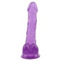 Dildo Realist 19.5cm Mov cu Ventuză Chisa Novelties