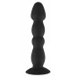 Plug Anal Vibrant ToyJoy Large — 17 cm, Reîncărcabil Negru