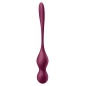 Satisfyer Love Birds Vary Set Kegel Reîncărcabil 3 Greutăți Vișiniu