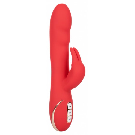 Vibrator Heated Ultra-Soft Rabbit Rosu