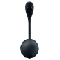 Ribbed Petal Satisfyer — 12 Programe, silicon Moale, Impermeabil Negru
