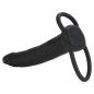 Strap-On Silicone Double Rider Negru