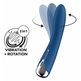 Vibrator pentru Punctul G Satisfyer Spinning Vibe 1 Albastru