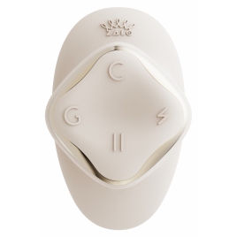 Vibrator Deya Purtabil cu Sucțiune pentru Clitoris Alb