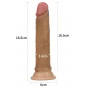 Dildo Nature Penis Strat Dublu Silicon Maro