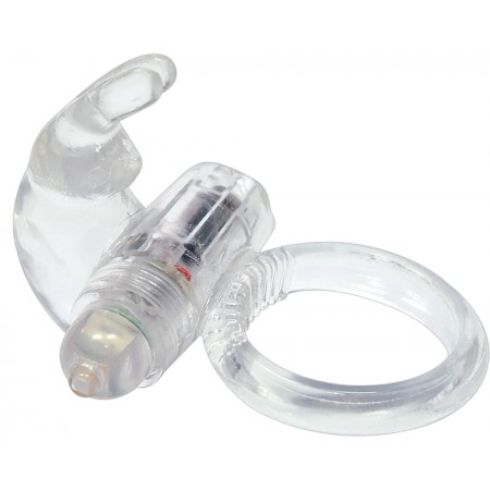 Inel Cu Vibrații Silicone Soft Transparent