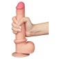 LoveToy Dildo Realist 22cm cu Ventuza Natural