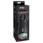 PDX Elite Masturbator Automat 7 Vibratii 7 Suctiuni Reincarcabil Negru
