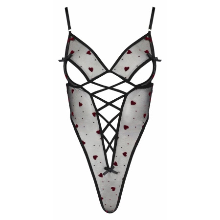 Body Passion Lovelia Negru L-XL