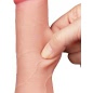 LoveToy Dildo Piele Mobila 19.5cm cu Ventuza Natural