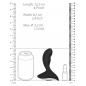 Stimulator Prostata No. 79 Rechargeable Negru