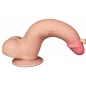 LoveToy Sliding Skin Dildo 20 cm – Realist, Ventuză