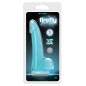 Dildo Smooth Glowing În The Dark Albastru