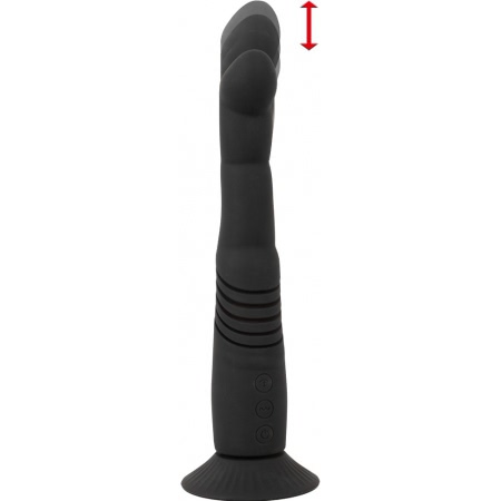 Couples Choice Vibrator Împingeri Punct G și Prostată 9x9 Negru