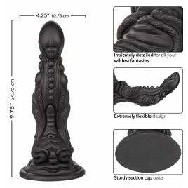 Monster Colossus 24.75 cm – Negru, Ventuză Puternică