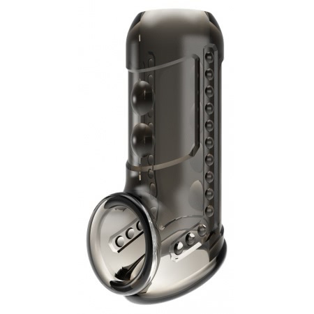 Pretty Love Manșon Texturat TPE — Soft și Waterproof Gri