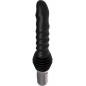 Hidden Desire Vibrator Anal cu Împingere Negru