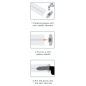 Premium Rechargeable Automatic LCD Pump - Transparent
