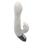 TITANZ 8.5 SILICONE RECHARGEABLE VIBRATOR IN IVORY WHITE