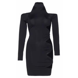 Rochie Leg Avenue Cold Shoulder Negru pe xBazar