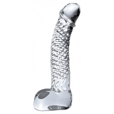 Dildo Sticla Icicles No.61 Transparent