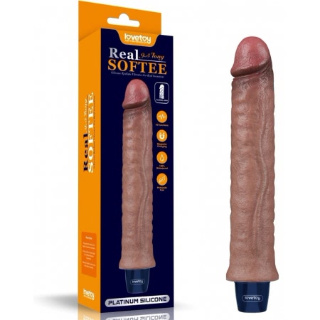 Lovetoy Real Softee – Vibrator Realist 24,5 cm, 10 Moduri
