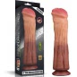Dildo Dublu Strat Lovetoy 30 cm, Ventuză Puternică