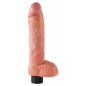 Vibrator Cu Ventuza King Penis 25 cm Natural