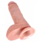 Dildo Cock 8 Inch With Balls Natural