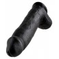 Dildo Realistic 30cm Cu testicule Negru