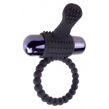 Inel cu Vibratii Fantasy C-Ringz Silicone Negru