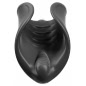 Masturbator Elite Vibrating Silicone Stimulator Negru