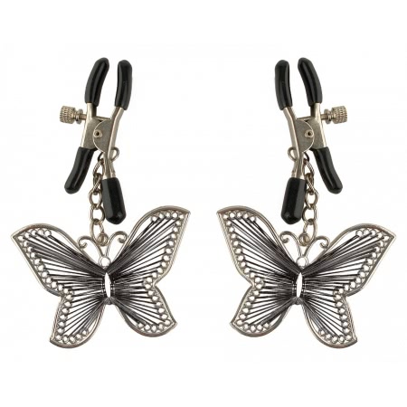 Cleme Sfârcuri Butterfly Argintiu