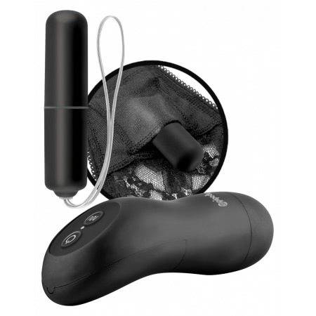 Vibrating Panties Remote Fetish Fantasy Negru