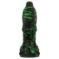 Beasty Lizard Peak — Dildo Din silicon Lichid cu Ventuză 22 cm Verde