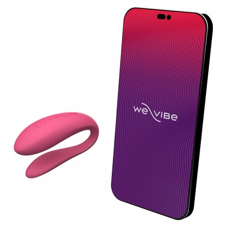 WeVibe Sync Lite Roz, 10 Moduri, Reîncărcabil Discret