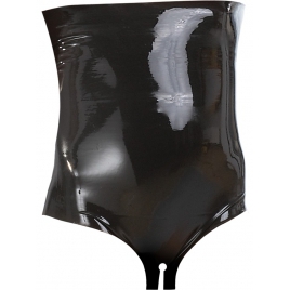 Lenjerie Intima Latex Talie Inalta Negru pe xBazar