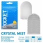 Tenga Pocket Stroker Crystal Mist, Compact și Discret Transparent