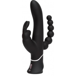 Vibrator Triplu Happy Rabbit Negru pe xBazar