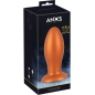 Plug Anal XL ANOS — silicon Moale, Ventuză 6.4 cm Maro