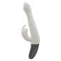 TITANZ 8.5 SILICONE RECHARGEABLE VIBRATOR IN IVORY WHITE